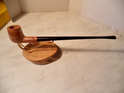 WHITE STAR OLIVE PIPE DOUBLE MOUTHPIECE DS Z 2667 NEW BECOMES CHURCHWARDEN