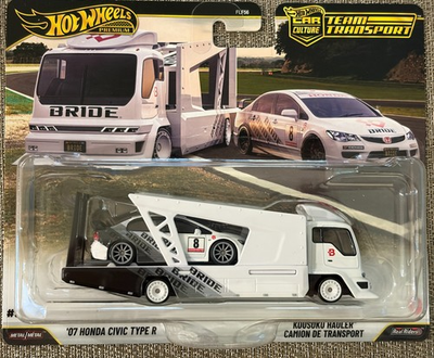 #ad 2026 Hot Wheels Team Transport #93 BRIDE ‘07 Honda Civic Type R Kousoku Hauler $38.88