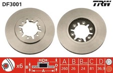 Disque de frein Nissan URVAN