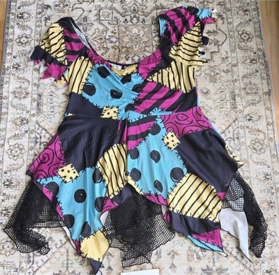 Dolls Kill Nightmare Before Christmas Sally Dress Size X Large
