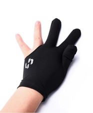 Billiard Pool Gloves for Left Hand 3 Finger, Splicing Process, Snooker Cue Sp...