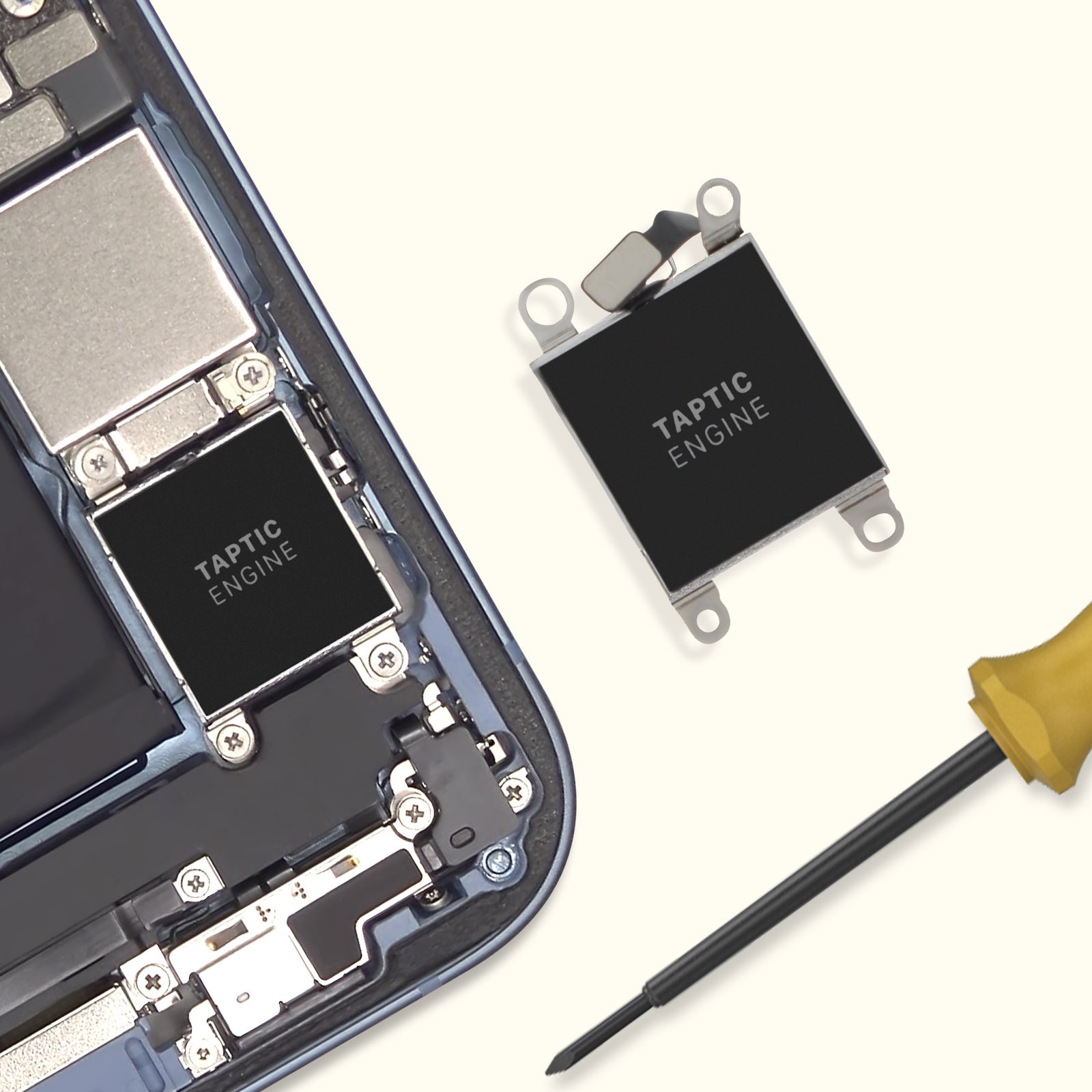 Moteur vibreur Clappio de remplacement pour iPhone 14 Plus