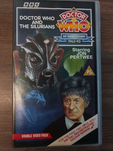 Doctor Who : And The Silurians VHS Video - 30th Ann Double Pack - 1993 - Pertwee - Picture 1 of 4