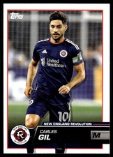 Carles Gil 2023 Topps MLS #49 New England Revolution Soccer READ FREE SHIPPING