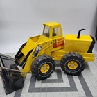 Vintage Tonka Turbo-Diesel Yellow Metal Pressed Steel Front End Loader XMB-975