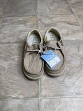 Hey Dude Wally Toddler Boys Shoe Size 10 Biege 160010500 NWT