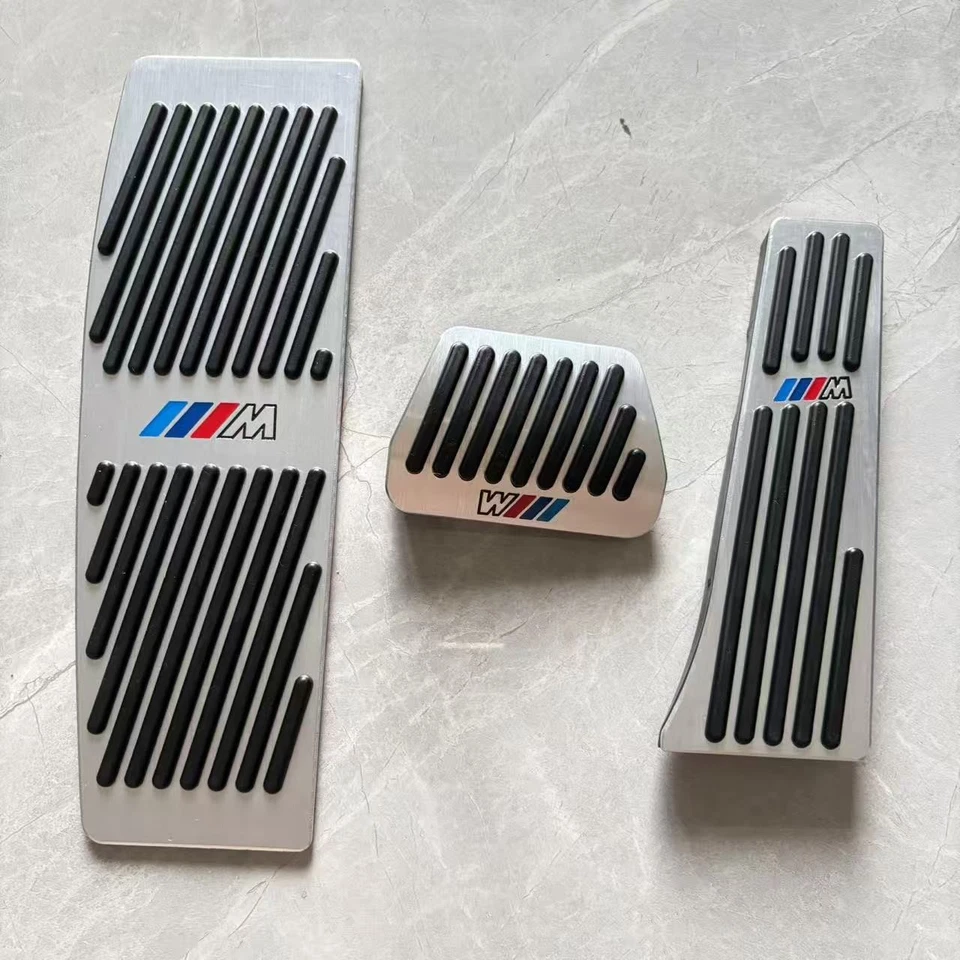 Pedal de freno acelerador de aluminio 3 piezas para BMW M nuevo 2 3 4 5 6 Series X3X4X5X6 Foto 2 de 4