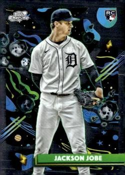 Jackson Jobe 2025 Topps Chrome Cosmic #142 RC Detroit Tigers