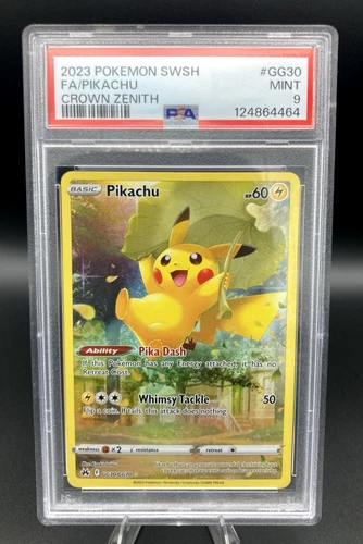 Pikachu - Crown Zenith: Galarian Gallery GG30/GG70 / Ultra Rare PSA 9