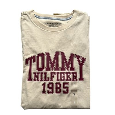 Tommy Hilfiger Men's Varsity 1985 Logo Regular Fit Crew Neck Jersey T-shirt Tee
