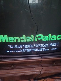Mendel Palace Nintendo NES Game Cartridge, Tested