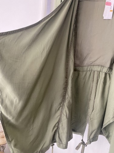 JESSICA SIMPSON .NWT.GREEN..LIGHTWEIGHT JACKET, GEOMETRIC DESIGNS…WOMENS SIZE 3X - Picture 4 of 9