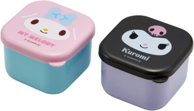 Sanrio My Melody Kuromi Container Case Set 130ml 2