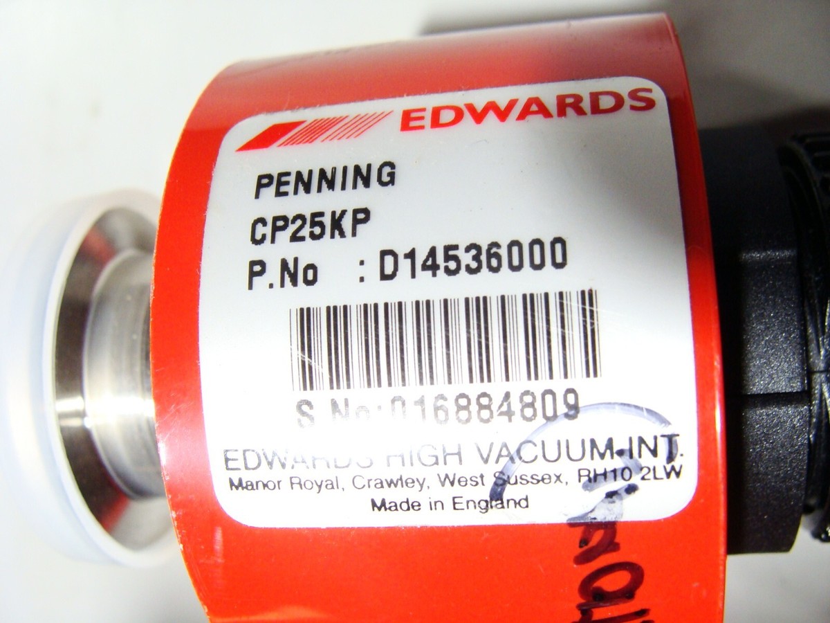 Edwards Penning Vacuum Gauge Head CP25KP for sale online | eBay Edwards Penning Vacuum Gauge Head CP25KP for sale online | eBay