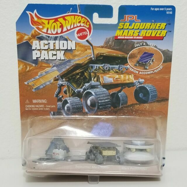 hot wheels mars rover action pack
