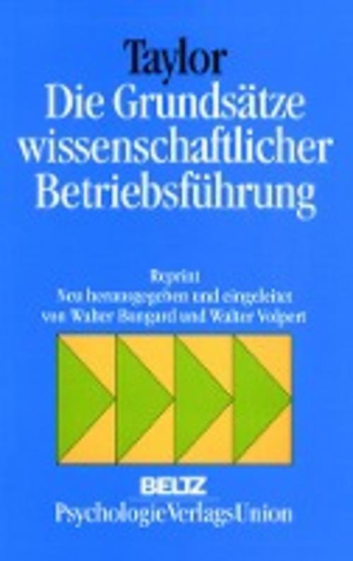 Thumbnail - Die Grundsätze Wissenschaftlicher Betriebsführung, Frederick W. Taylor