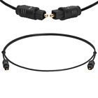 Toslink Fiber Optic 3Ft Cable Digital Audio Optical Sound Bar Cord Gold Plated