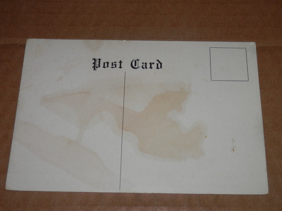 REDDING RIDGE CT 19071920's ERA UNUSED POSTCARD THE SPINNING WHEEL