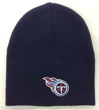 NWT NFL Tennessee Titans Reebok Cuffless Winter Knit Hat Cap Beanie NEW