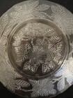 Pretty Antique Light Pink Depression Glass Plate w/ Lovely Flowers — photo 10