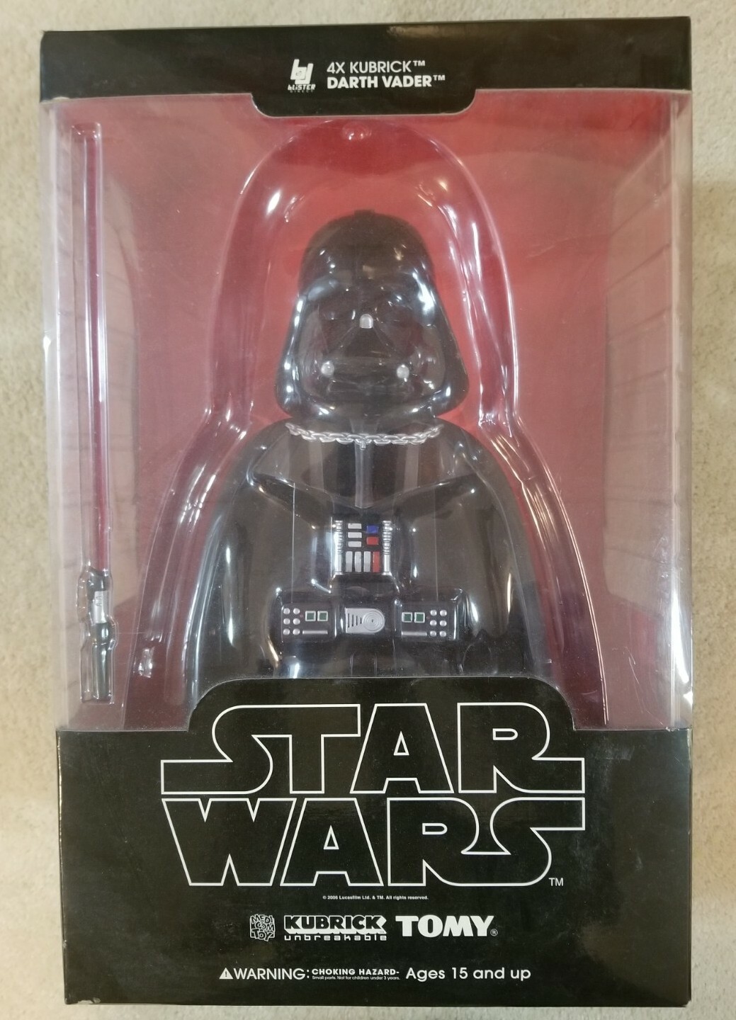 Star Wars Medicom Kubrick 400% Darth Vader BEARBRICK KIRDOBOT TOMY 