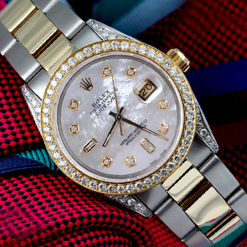 Rolex Datejust White Mother Of Pearl
