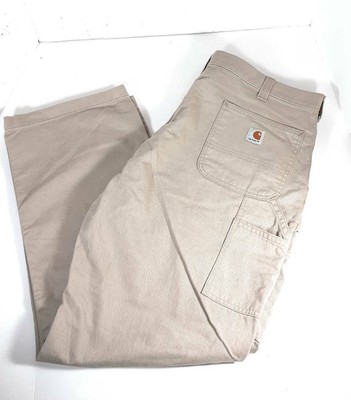 beige carpenter pants