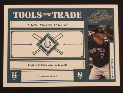 2004 Absolute JOSE REYES Tools of the Trade TT-73 Green SP #d 102/150! NEW YORK 