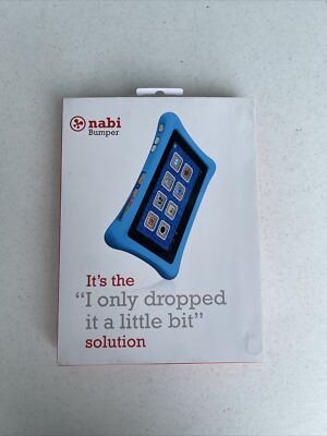 nabi Bumper with Customizable Name Plate by Fuhu, Inc | Blue | NEW