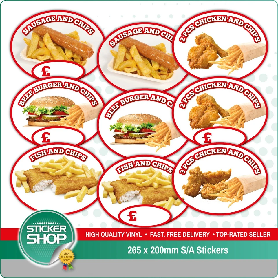 CATERING TRAILER CAFE TAKE AWAY BUSINESS STICKERS FOOD SNACK BAR BUTTY SHOP DELI