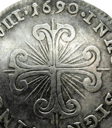 NAPOLI (CARLO II di Spagna) da 8 Grana 1690 - Picture 4 of 9
