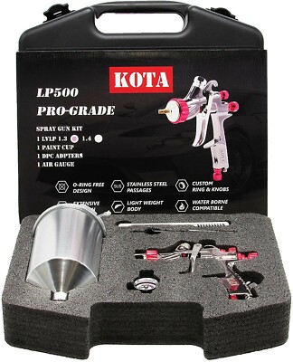 Paint Spray Gun Kit KOTA - Nozzle with Aluminum Cup Fits  LVLP 1.3mm 1.4mm