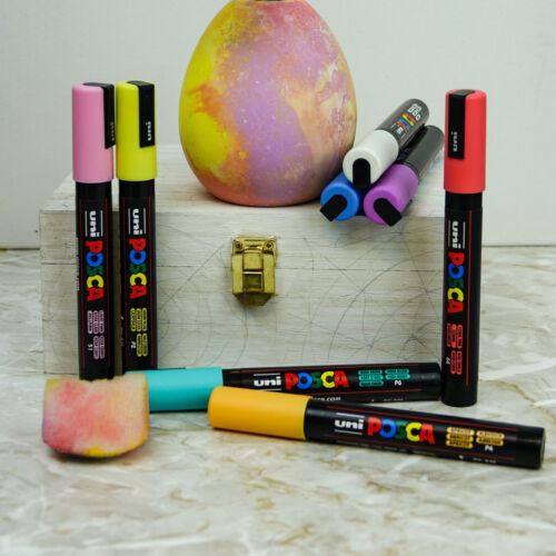 Uni Posca Marker Range - Permanent Water-Soluble Paint Pen - Matt Opaque Colours - Picture 2 of 52
