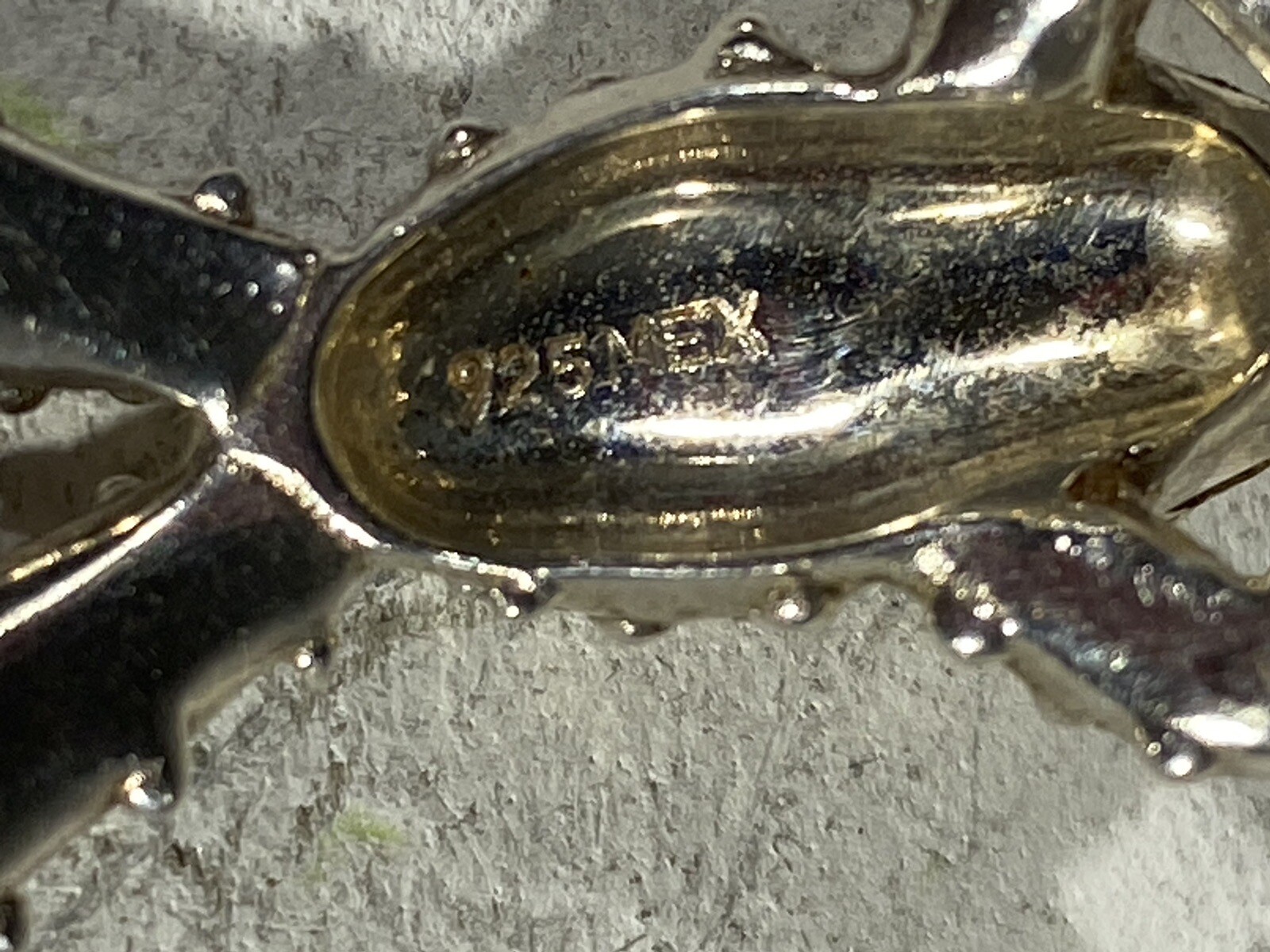 Solid Cast Sterling Silver 925 Leaping Frog Link … - image 8