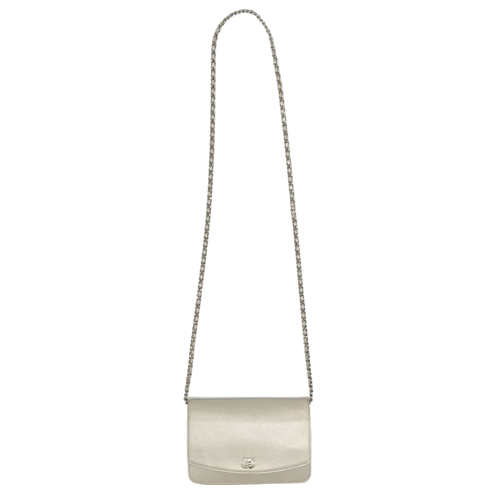 ❤️Chanel Leather Wallet on a Chain (WOC)❤️