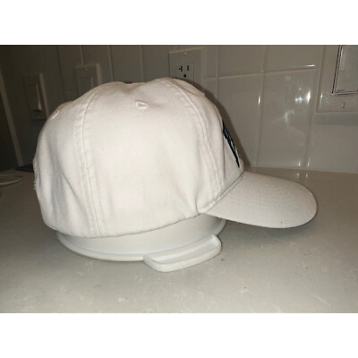 Balenciaga Paris Logo Hat Baseball Cap White Cotton