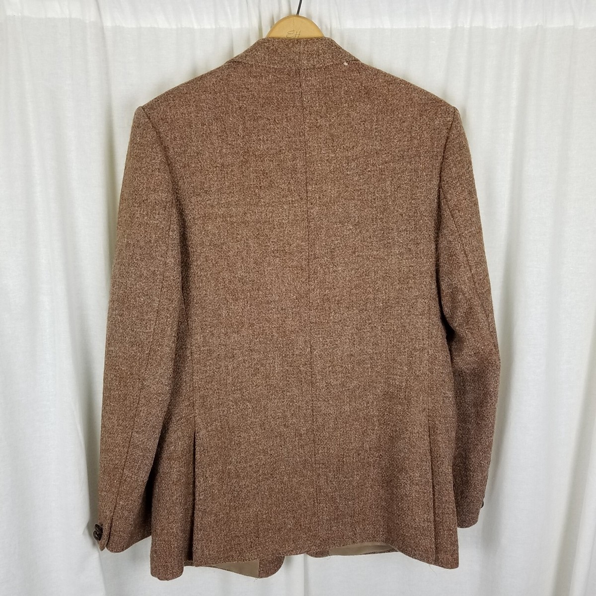 Vintage Selfridges London HARRIS Tweed Wool Blazer Sport Coat
