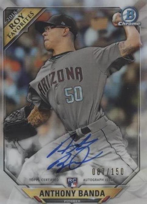2018 Bowman - Anthony Banda #ROYFA-AB - 1 of 1