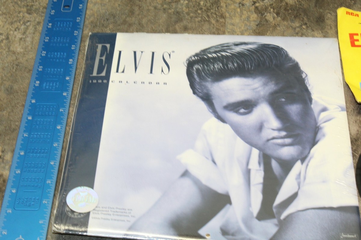 VTG 1998 Elvis Presley SEALED Wall Calendar & ELVIS 