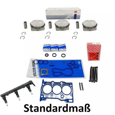 Kolben Set Standard Ø74,50 Dichtsatz+Schrauben für VW 1.0 12V CHY 130050059600 0