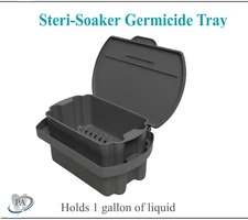 Gray* Germicide Tray for the Cold Sterilization of Dental, Tattoo, Steri-Soaker