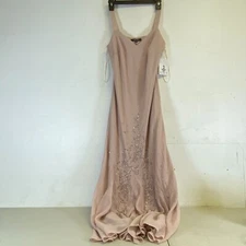 R & M collection Women's embellished a-line midi dress set color mauve size 10