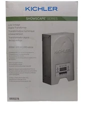 Kichler Showscape Series 200W Low Voltage Digital Landscape Transformer 0805278