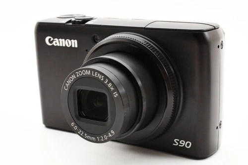 Canon PowerShot S90 10MP Digital Camera 3.8X Wide Angle Optical Stabilized Zoom - Picture 5 of 8