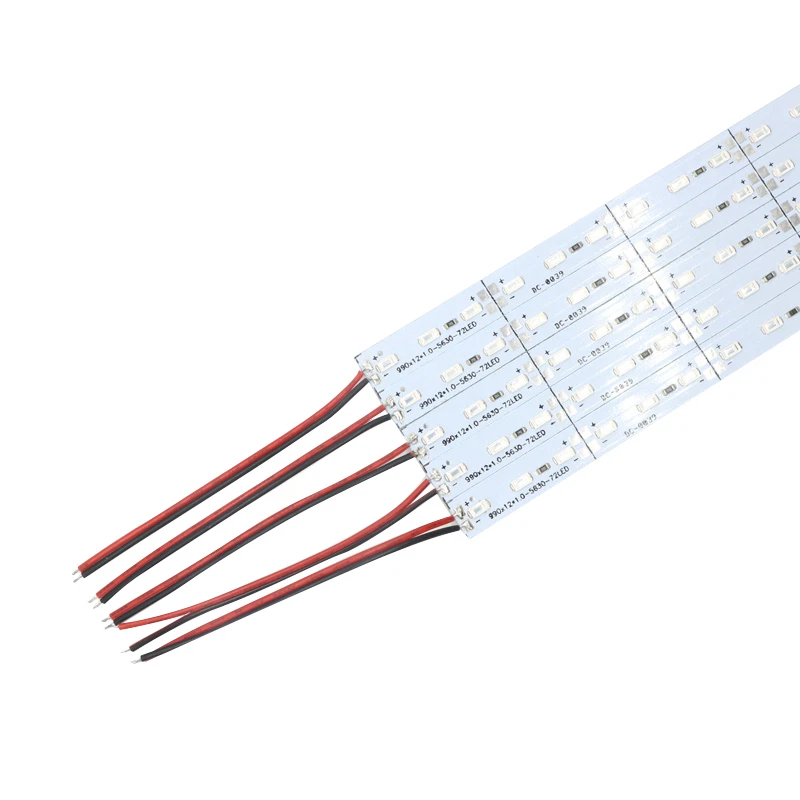 10pcs SMD5630 Hard Rigid Strip Light Bar Lamp DC12V Non-waterproof 50cm 36leds - Image 2 of 4