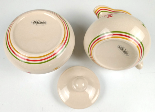 Zuckerdose Milchkännchen mit Deckel Kathy Hatch Collection Hahn Küche Vintage F749 - Bild 3 von 5