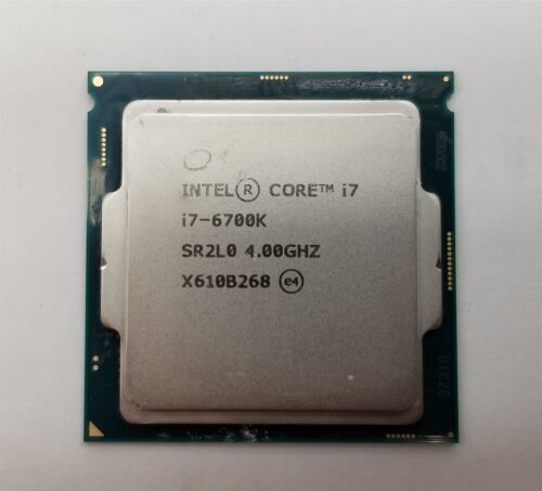 Intel Core i7-6700K 4GHz +4.2GHz LGA 1151 8MB Cache SR2L0 Unlocked CPU Processor - Afbeelding 1 van 4