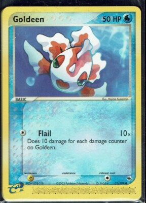 Pokemon Karte Trading Card Game EX Ruby & Sapphire Nr. 55/109 Goldeen englisch