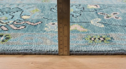 12x9 New Turkish Oushak Hand Knotted Wool Rug Living Area Rug - Picture 9 of 10