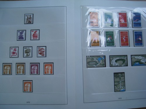 Bundsammlung 1958 - 1974 Postfrisch in Lindner Vordrucke ab 1972 in Lindner T - Bild 18 von 24